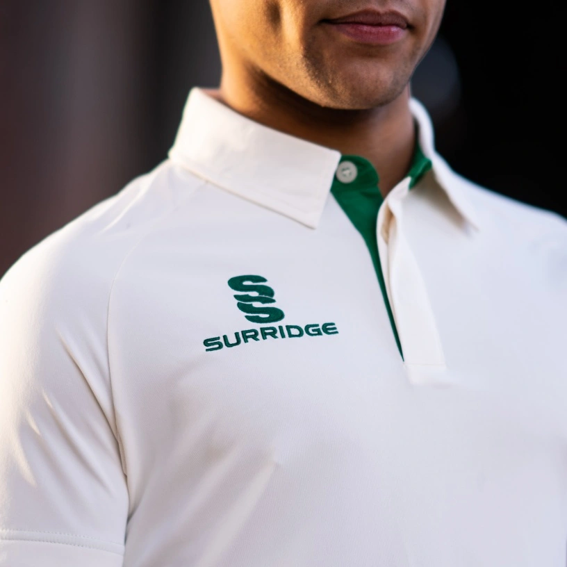 Walton le Wolds CC - Ergo Short Sleeve Green Trim Shirt
