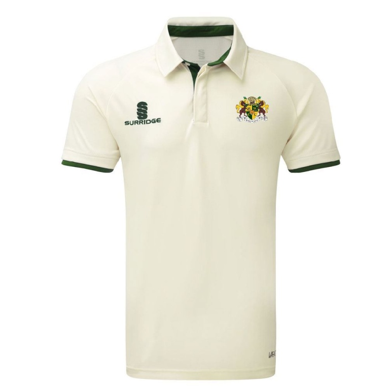 Walton le Wolds CC - Ergo Short Sleeve Green Trim Shirt