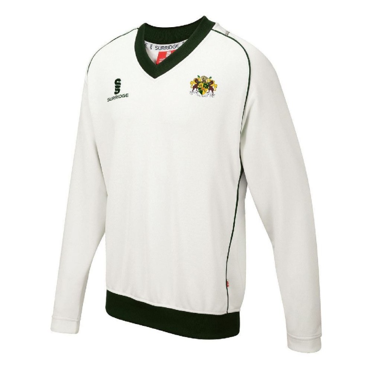 Walton le Wolds CC - Long Sleeve Sweater Green Trim