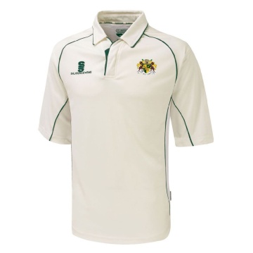 Walton le Wolds CC - Premier 3/4 Sleeve Green Trim Shirt