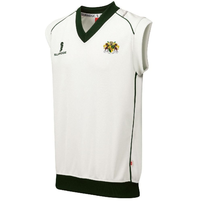 Walton le Wolds CC - Sleeveless Sweater Green Trim